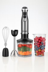 Blender manual 1200 W, include tocător și recipient pentru smoothi