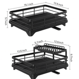 Scurgător de vase cu 2 niveluri