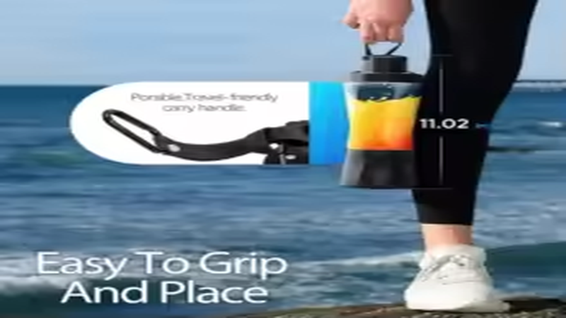 Blender portabil fără fir, autocurățare, mini blender cu capac, mini blender silențios de călătorie cu lame din oțel inoxidabil, încărcare USB