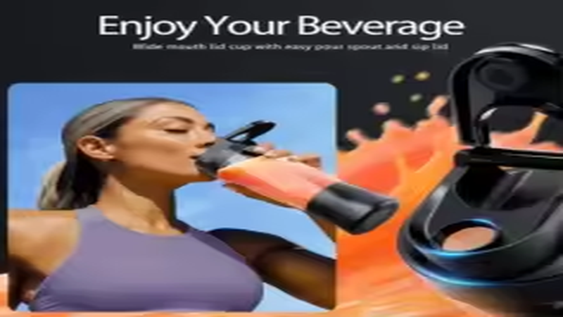 Blender portabil fără fir, autocurățare, mini blender cu capac, mini blender silențios de călătorie cu lame din oțel inoxidabil, încărcare USB